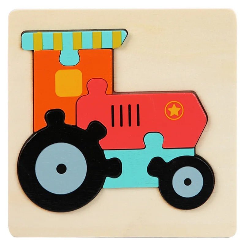 Montessori Wooden Puzzle - Kiddie Land