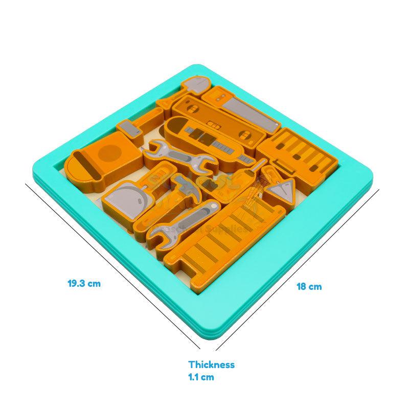 Montessori Wooden Tool Kit Jigsaw Puzzle Board - Kiddie Land