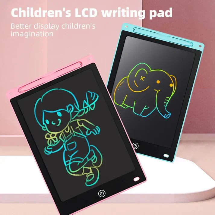 Multi Colors - LCD Writing Tablet Black 8.5 Inch - Kiddie Land