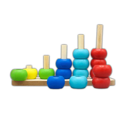 Multicolor Wooden Backgammon Game - Kiddie Land