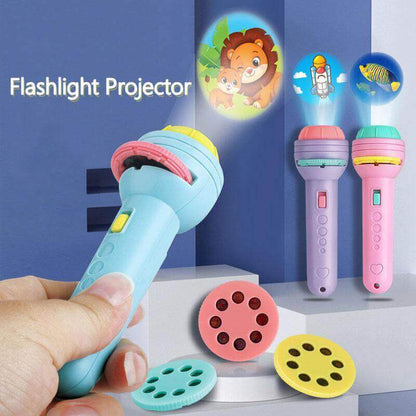 Projection Flashlight for Kids (3 Discs) - Kiddie Land