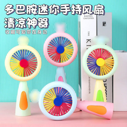 Rechargeable & Portable LED Lighting Mini Fan - Kiddie Land