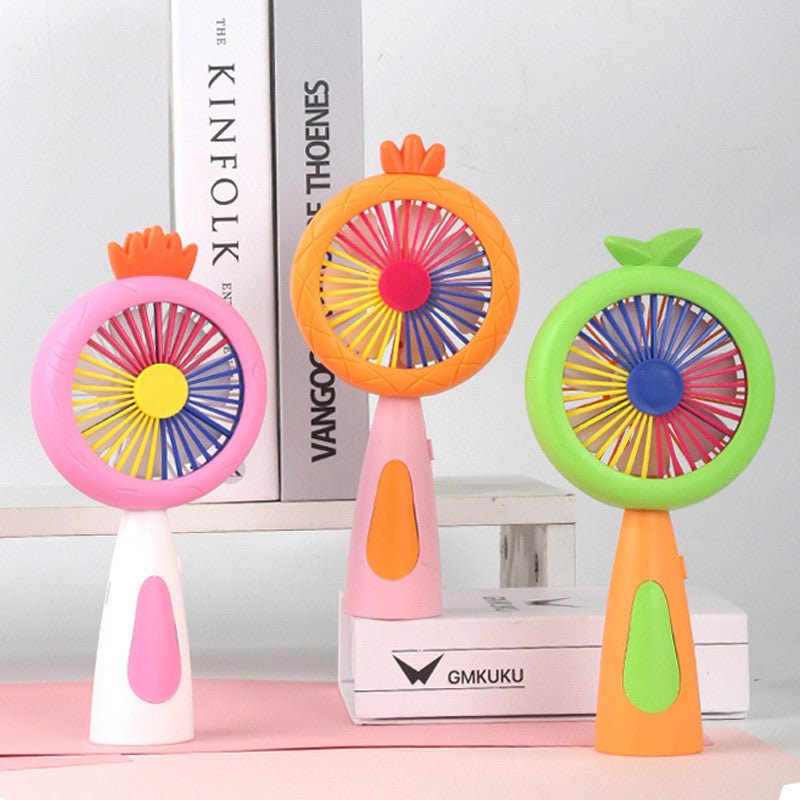 Rechargeable & Portable LED Lighting Mini Fan - Kiddie Land