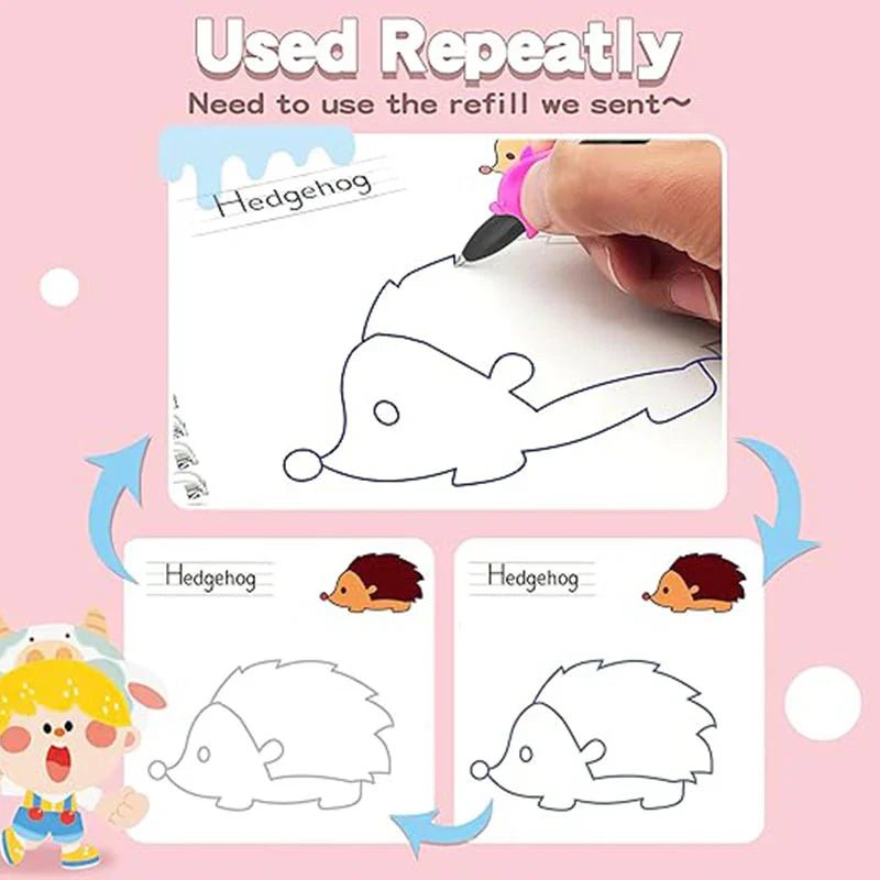 Reusable Groove Control Pen Drawing Books - Kiddie Land