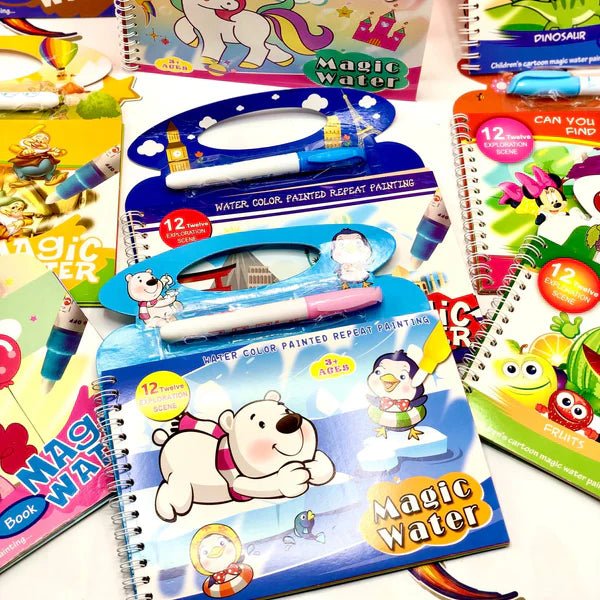 Reusable Water Magic Colouring Books - Kiddie Land