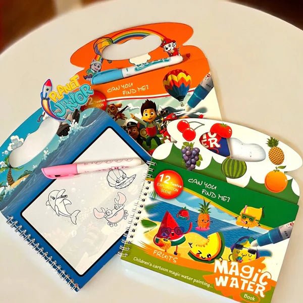 Reusable Water Magic Colouring Books - Kiddie Land