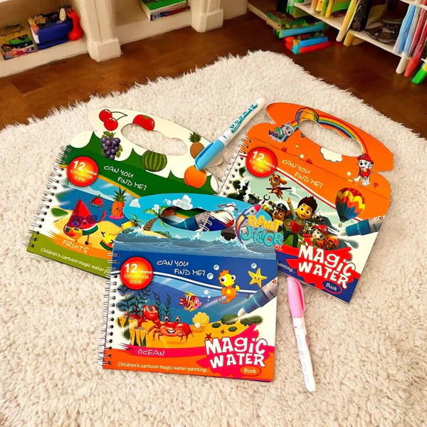 Reusable Water Magic Colouring Books
