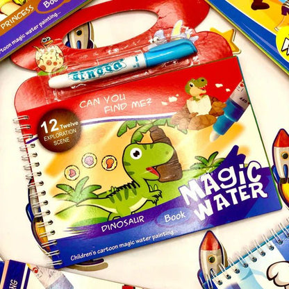 Reusable Water Magic Colouring Books - Kiddie Land