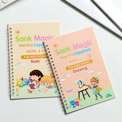 Sank Calligraphy Magic Book | Pack Of 4 Books - Kiddie Land
