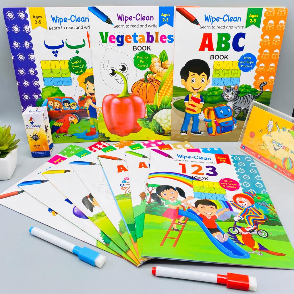 Starting School Wipe - Clean Activity Pack - Kiddie Land