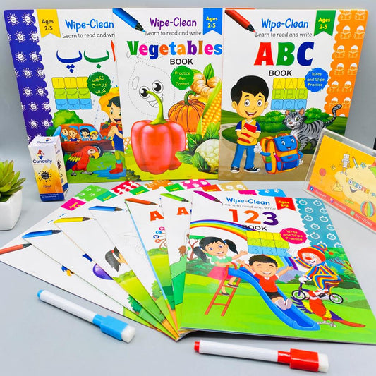 Starting School Wipe - Clean Activity Pack - Kiddie Land