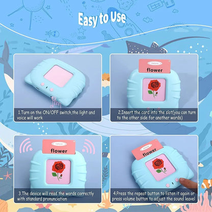 Talking Flash Card Educational Game Set for Preschool Kids - Kiddie Land