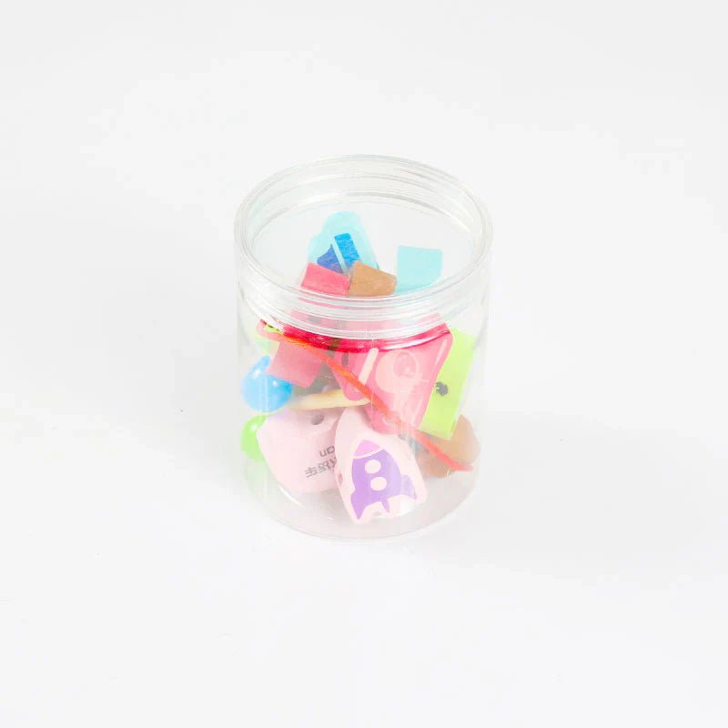 Vehicles Wooden Threading & Lacing Game 1884 - Kiddie Land