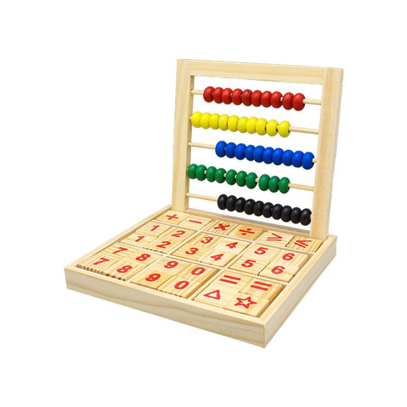 Wooden Abacus Study Blocks - Kiddie Land