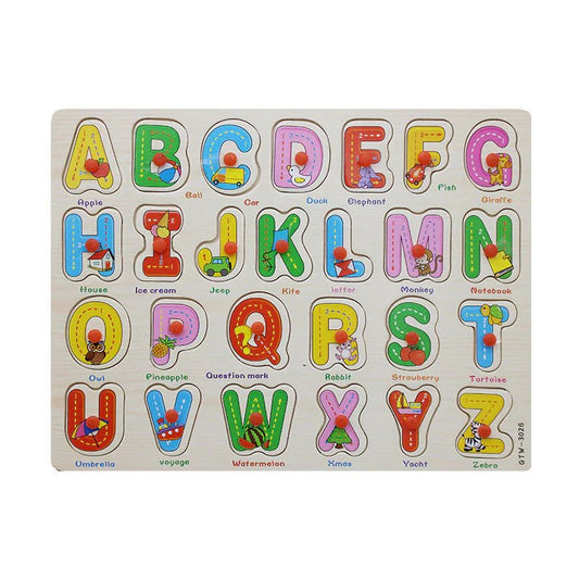 Wooden Alphabet Puzzle - Kiddie Land