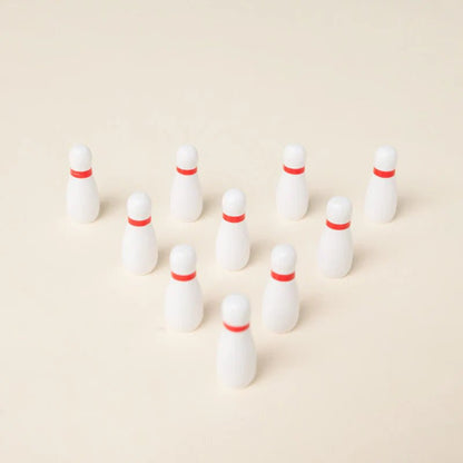 Wooden Mini Bowling Spil Game - Kiddie Land