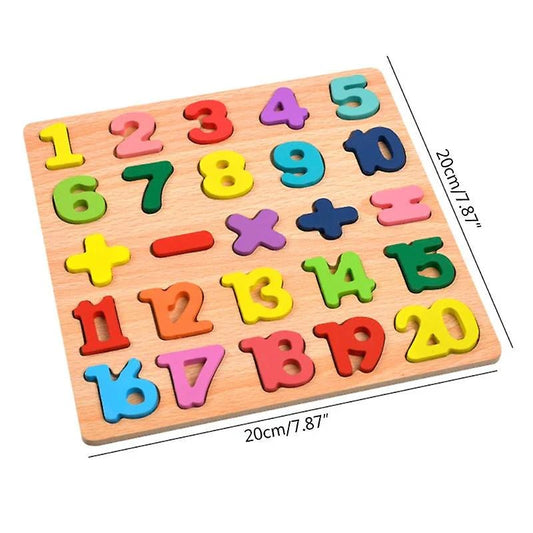 Wooden Numbers Toy For Kids - Kiddie Land